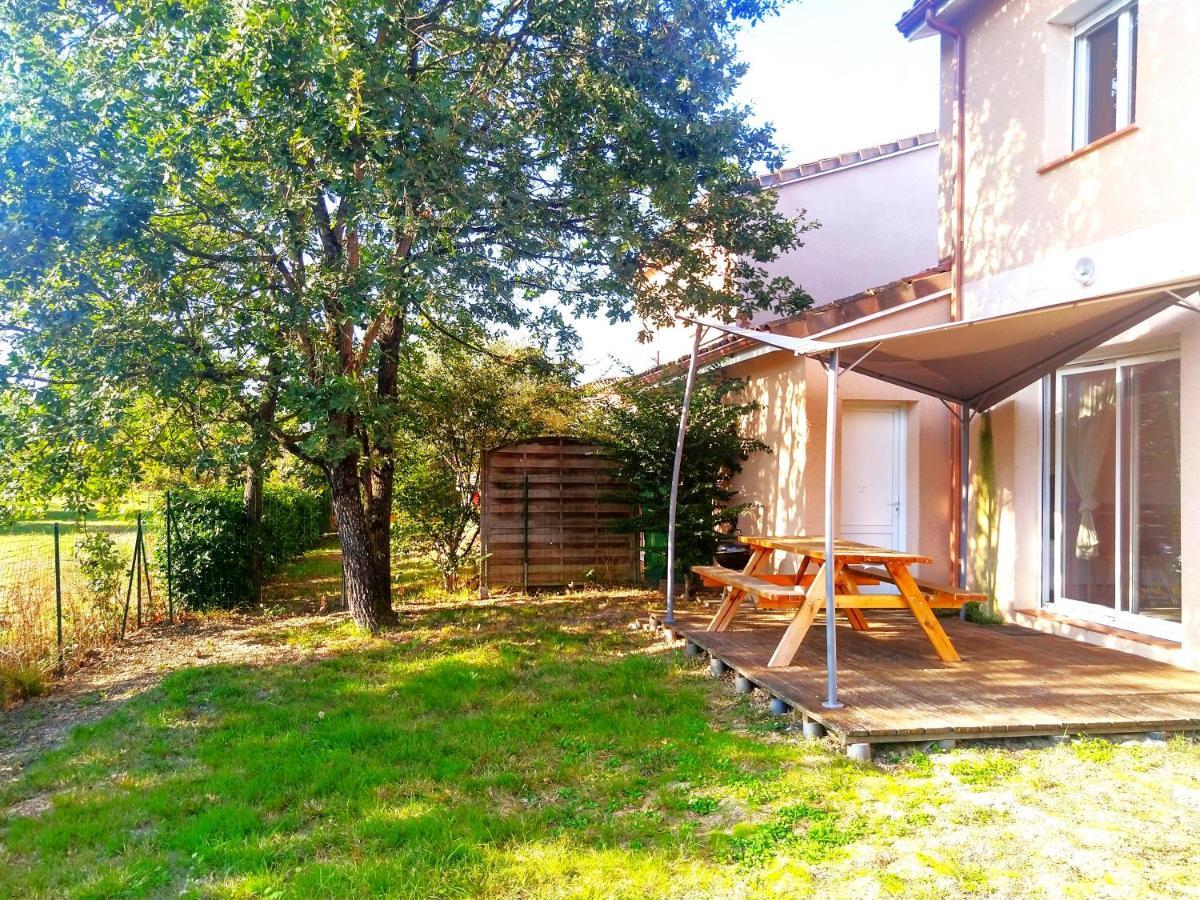 Le Clos Andree - Charmante Maison 8 Personnes - 5 Lits - Climatisation Reversible - Parking 3 Vehicules - Garage - Zone Nord Montauban - Terrasse Et Jardin Buitenkant foto