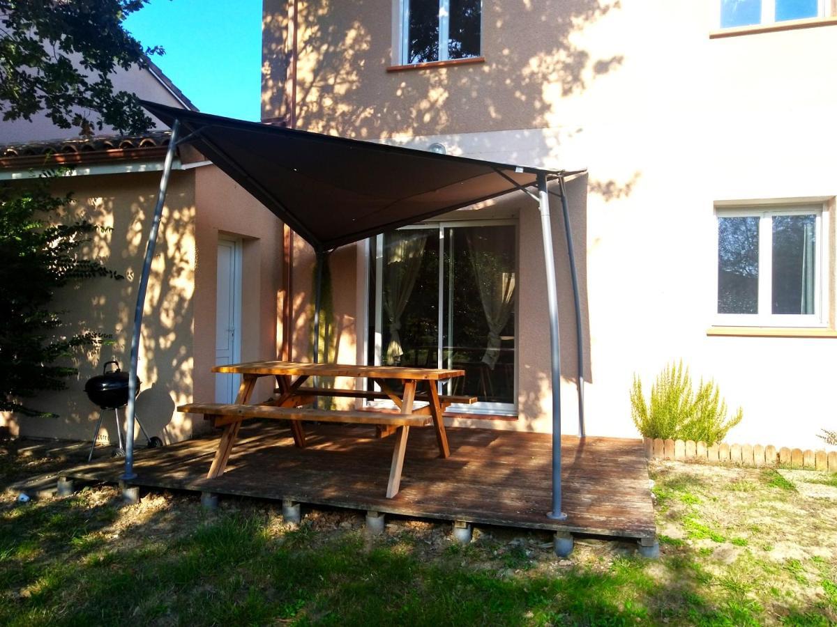Le Clos Andree - Charmante Maison 8 Personnes - 5 Lits - Climatisation Reversible - Parking 3 Vehicules - Garage - Zone Nord Montauban - Terrasse Et Jardin Buitenkant foto
