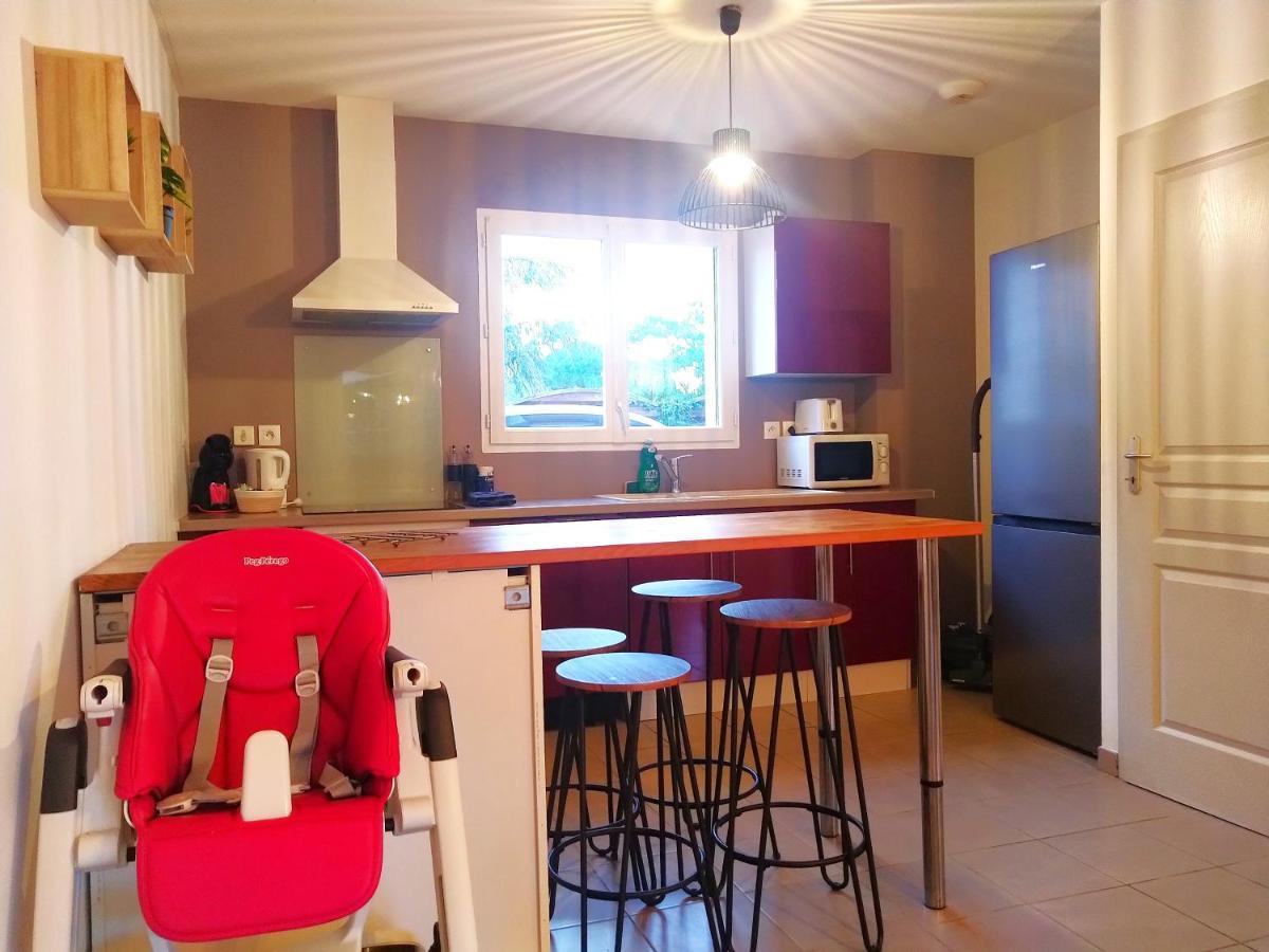 Le Clos Andree - Charmante Maison 8 Personnes - 5 Lits - Climatisation Reversible - Parking 3 Vehicules - Garage - Zone Nord Montauban - Terrasse Et Jardin Buitenkant foto
