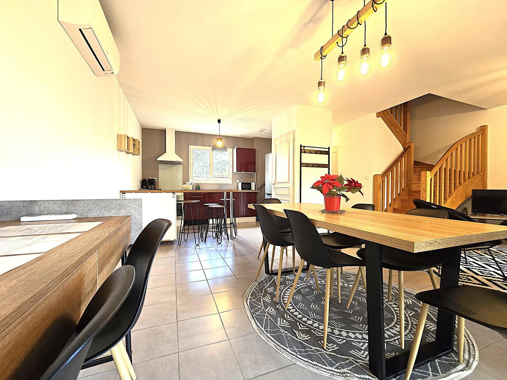 Le Clos Andree - Charmante Maison 8 Personnes - 5 Lits - Climatisation Reversible - Parking 3 Vehicules - Garage - Zone Nord Montauban - Terrasse Et Jardin Buitenkant foto